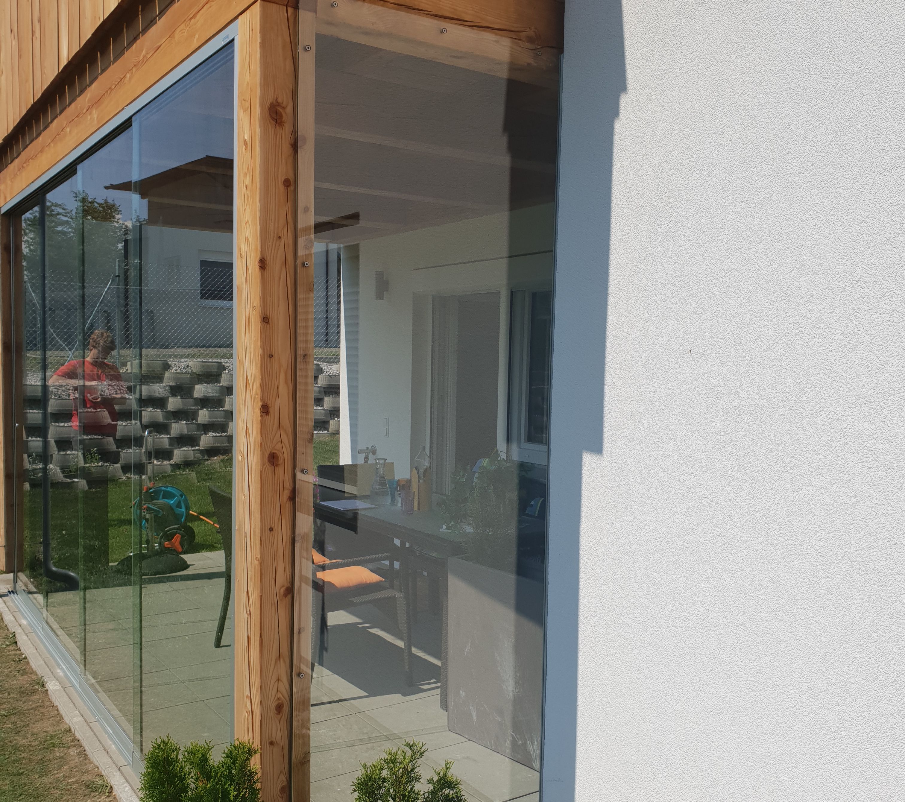 Balkon Verglasung